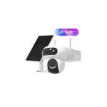 CAM IP PT DUAL EXTERIOR 4MP+4MP (WIFI/4G) C/BATERIA 10,400mAh+PANEL SOLAR 8W