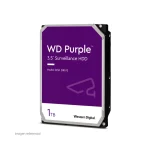 Disco duro Western Digital WD Purple, 1TB, SATA 6.0 Gb/s, 5400 RPM, 64MB Cache, 3.5".
